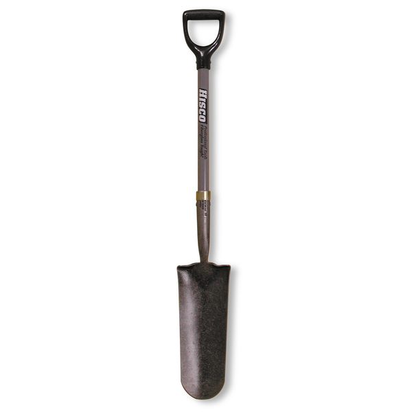 Hisco 14 in Sharp Shooter Shovel, 27 in L Handle W/ D-Grip HI530D